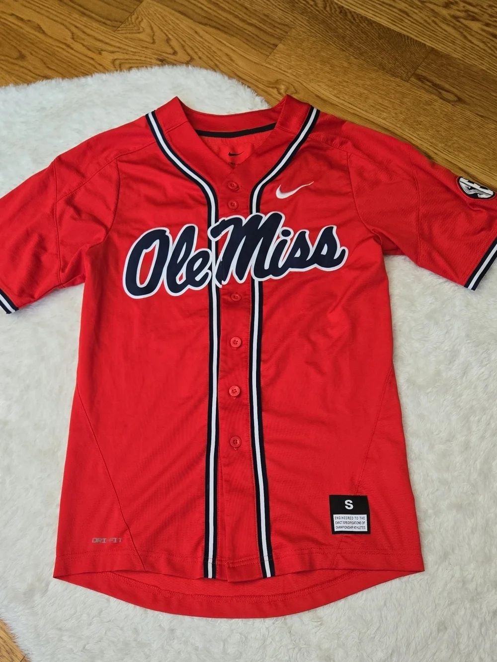 Nike Ole Miss Jersey, Mens Size Small